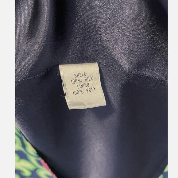 Lilly Pulitzer Silk Dasha Floral Tie Sleeve Shift Dress Women's size 2 - Picture 7 of 7